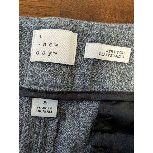 A New Day Gray Stretch Dress Pants Women's Size Large - Picture 4 of 5